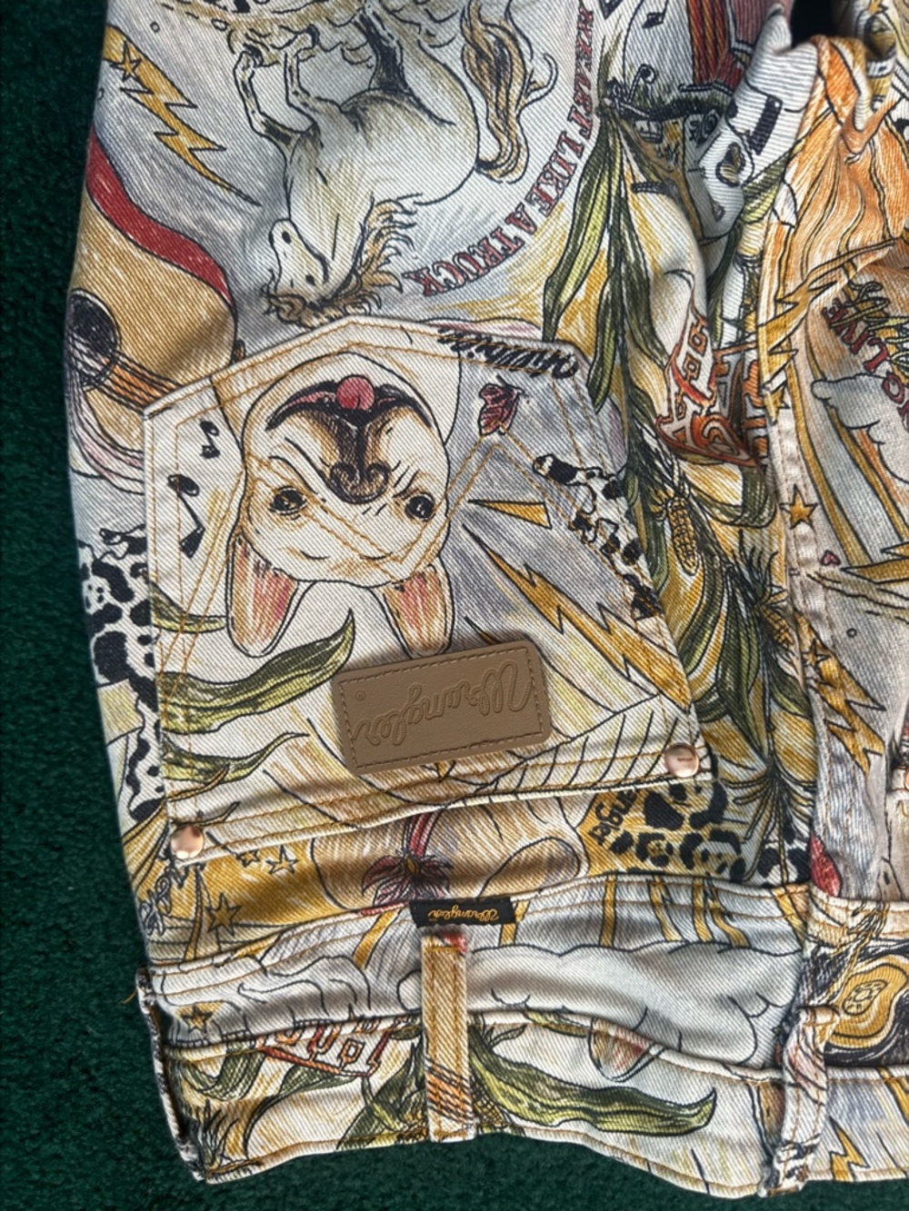 Wrangler x Lainey Wilson Multi-Print Flare Jeans - Picture 7 of 11